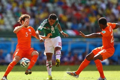 Kết quả tỉ số trận đấu Hà Lan – Mexico World Cup 2014: 2-1